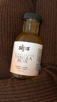 Sips Madagascar Vanilla Bean Coffee Syrup (8 oz)