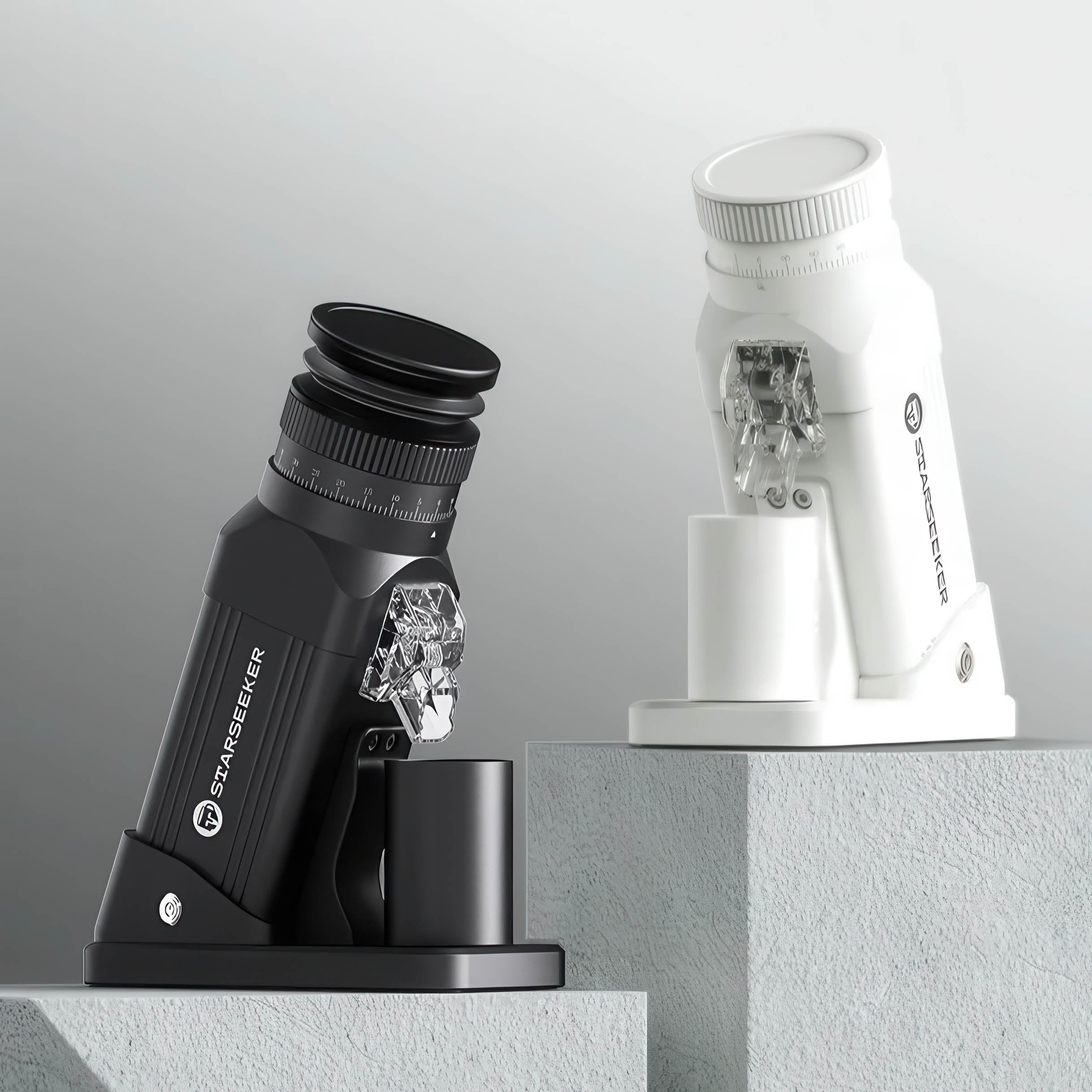 STARSEEKER E64 Electric Coffee Grinder - 64mm Titanium Flat Burr