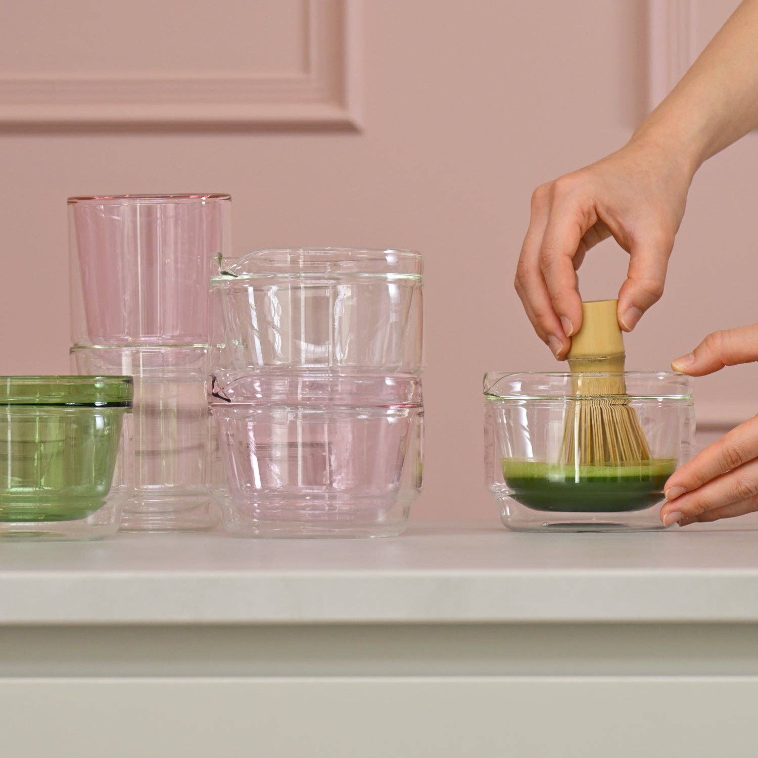Hario - Double-Walled Matcha Bowl 300mL - Green