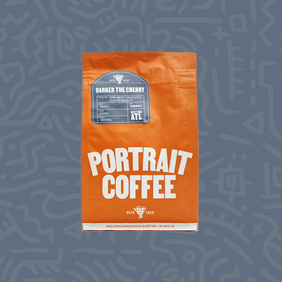 Darker the Cherry dark roast Brazil coffee from Portrait Coffee