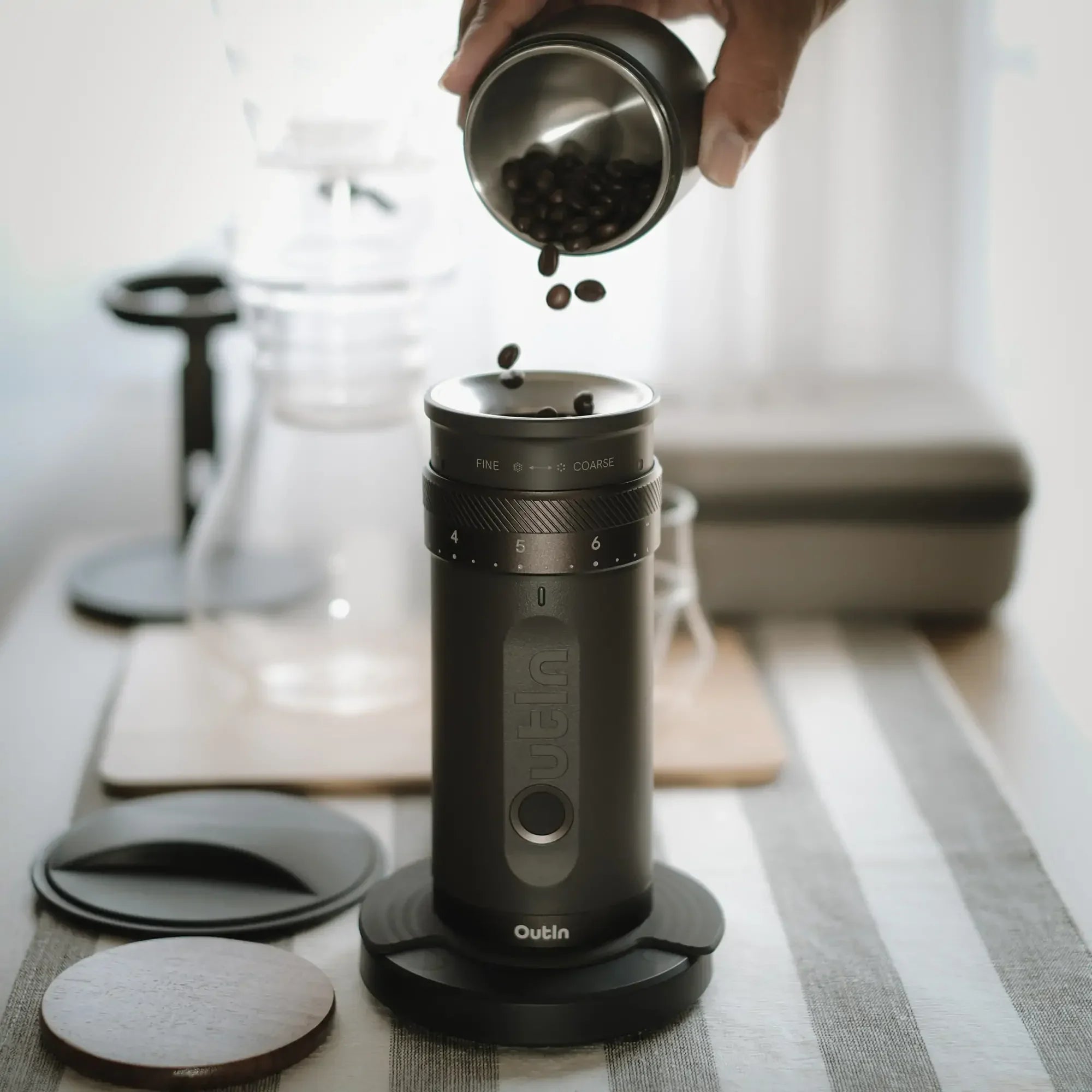 OutIn Fino Portable Electric Coffee Grinder