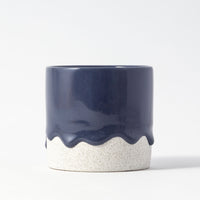 Drippy Pots Squat Cylinder — Handmade Ceramic (12 oz)