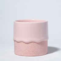 Drippy Pots Squat Cylinder — Handmade Ceramic (12 oz)