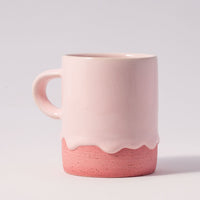 Drippy Pots Cylinder Mug — Handmade Ceramic (10 oz)