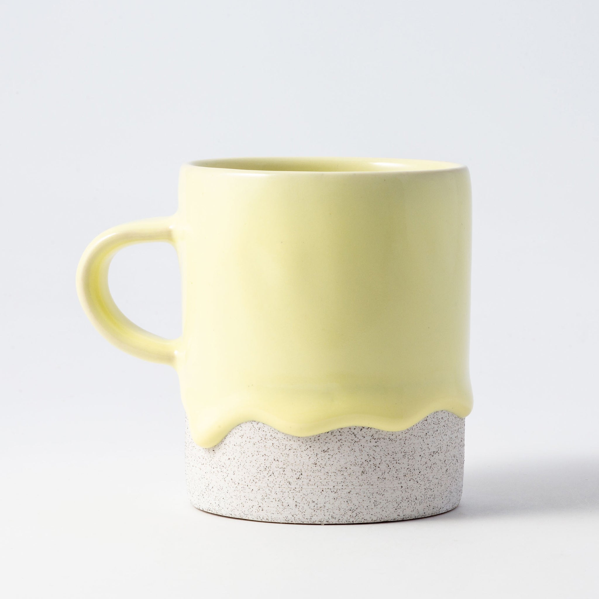 Drippy Pots Cylinder Mug — Handmade Ceramic (10 oz)