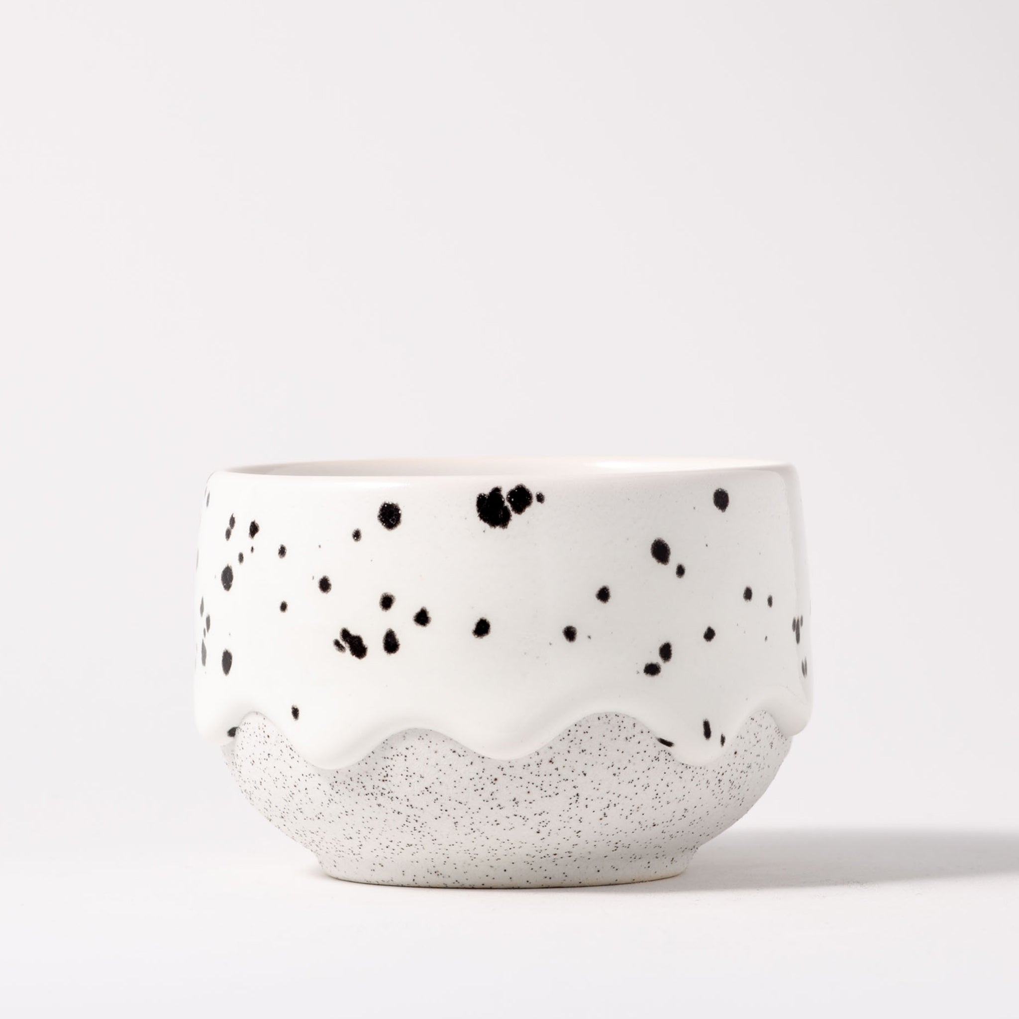Drippy Pots Capp Cup — Handmade Ceramic (6–8 oz)