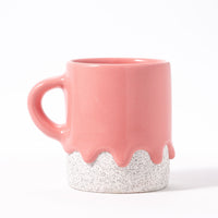 Drippy Pots Cylinder Mug — Handmade Ceramic (10 oz)