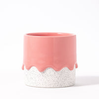 Drippy Pots Squat Cylinder — Handmade Ceramic (12 oz)
