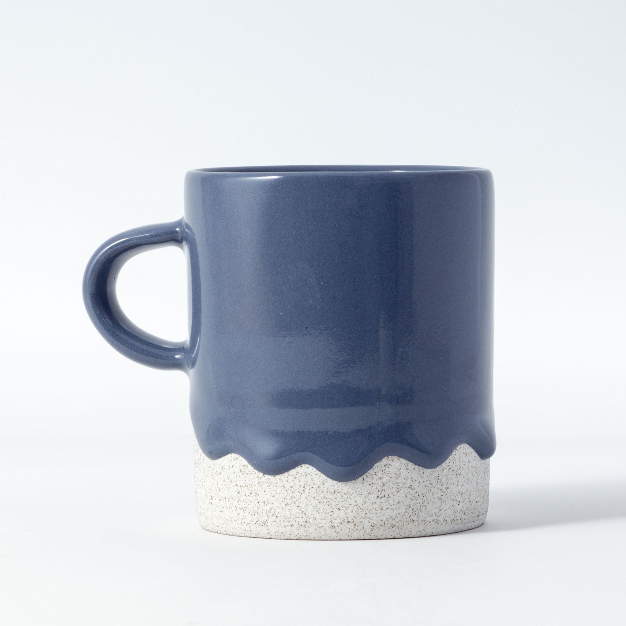 Drippy Pots Cylinder Mug — Handmade Ceramic (10 oz)