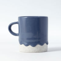 Drippy Pots Cylinder Mug — Handmade Ceramic (10 oz)