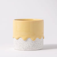 Drippy Pots Squat Cylinder — Handmade Ceramic (12 oz)