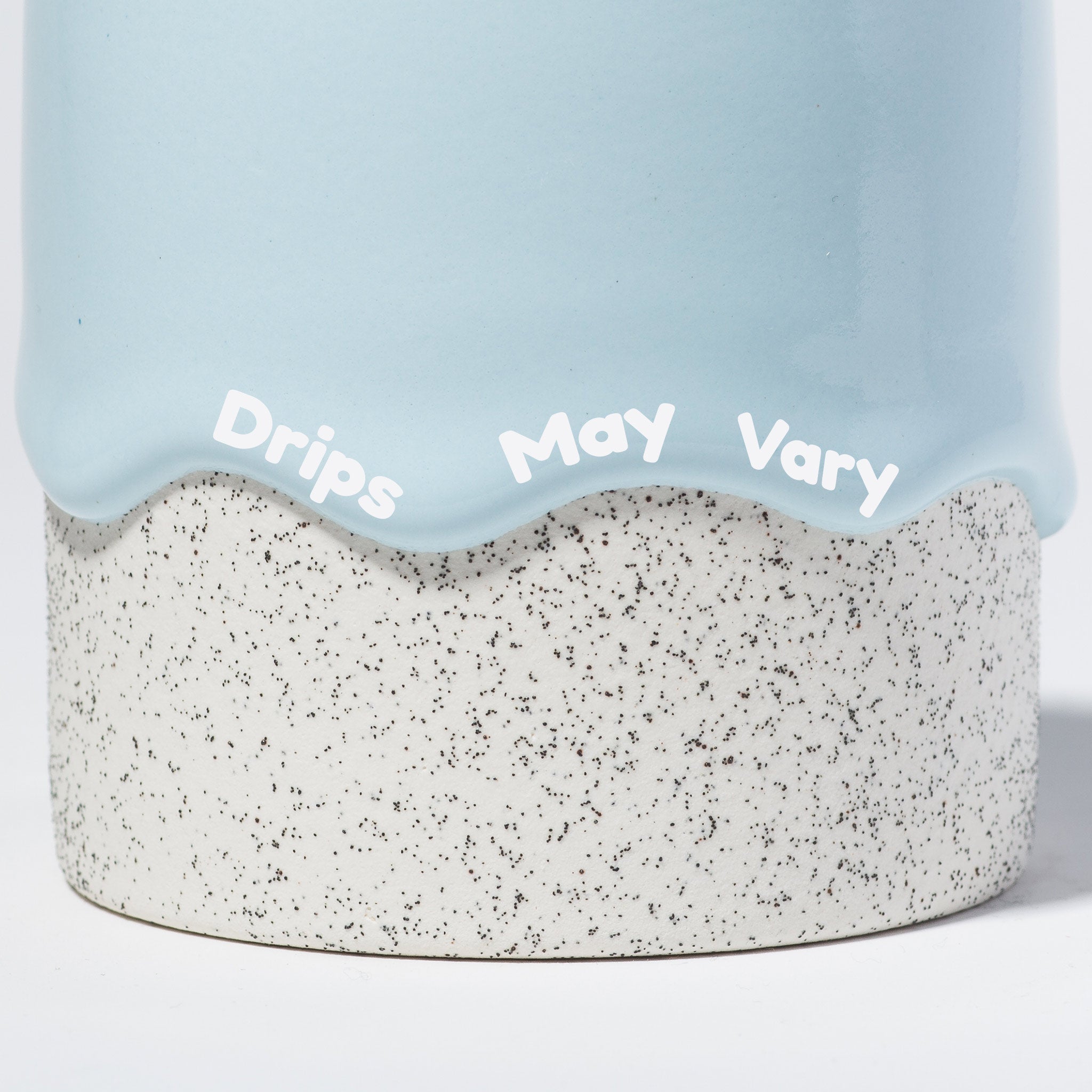 Drippy Pots Cylinder Mug — Handmade Ceramic (10 oz)