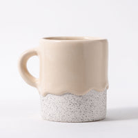 Drippy Pots Cylinder Mug — Handmade Ceramic (10 oz)