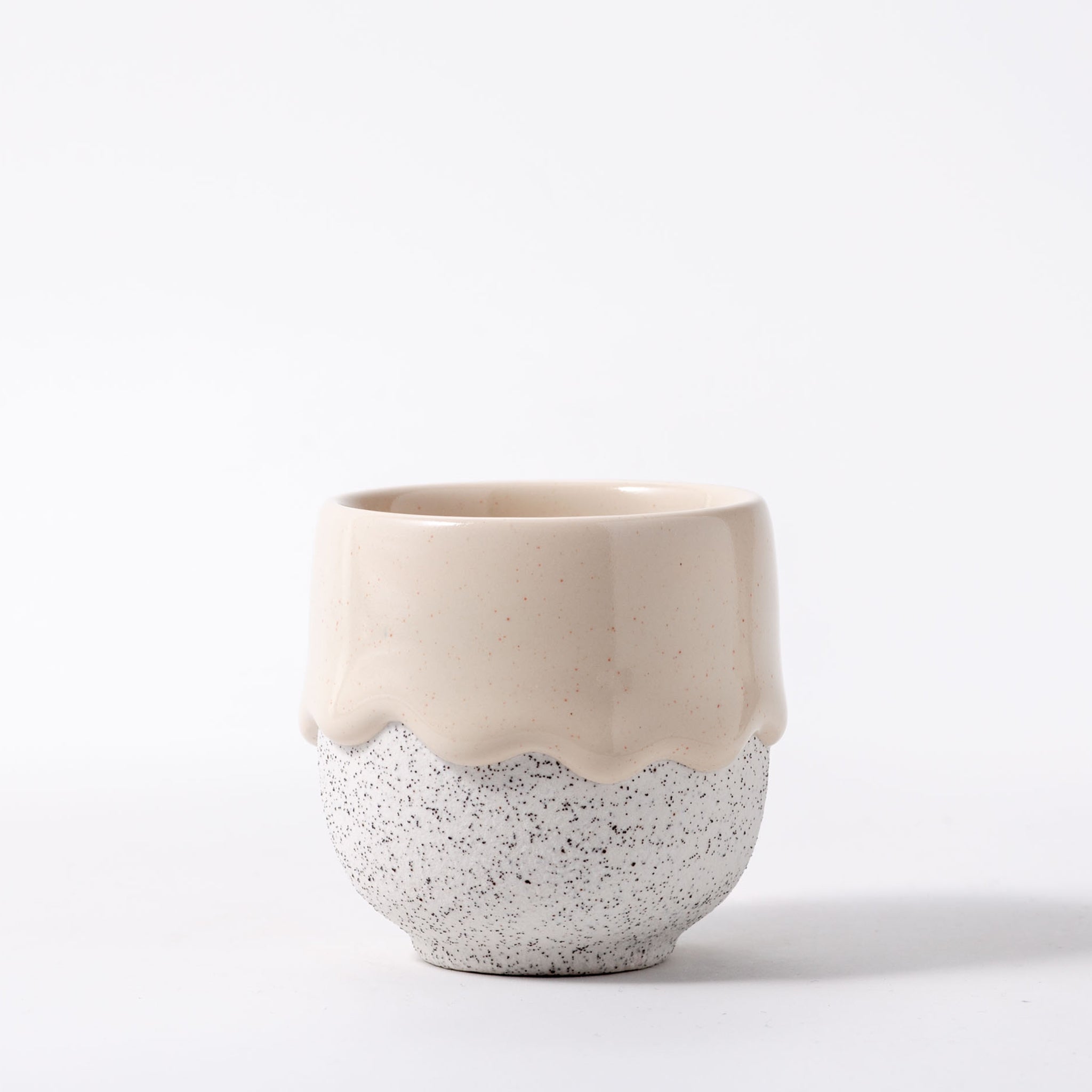 Drippy Pots Espresso Cup — Handmade Ceramic (3 oz)