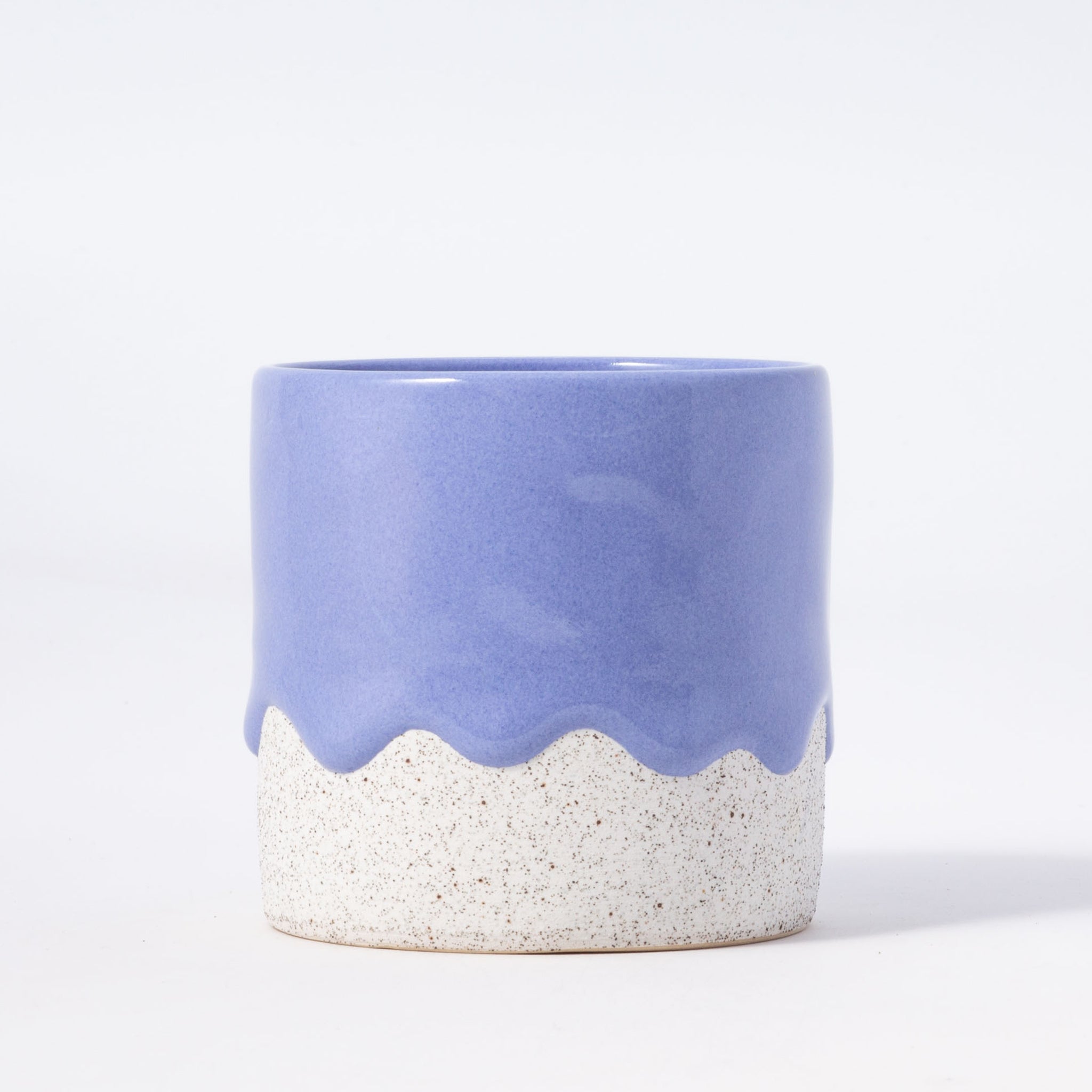 Drippy Pots Squat Cylinder — Handmade Ceramic (12 oz)
