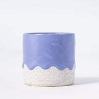 Drippy Pots Squat Cylinder — Handmade Ceramic (12 oz)