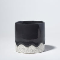 Drippy Pots Squat Cylinder — Handmade Ceramic (12 oz)