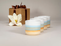 Spinware Cup Duo Gift Set — Light Blue & White Stoneware