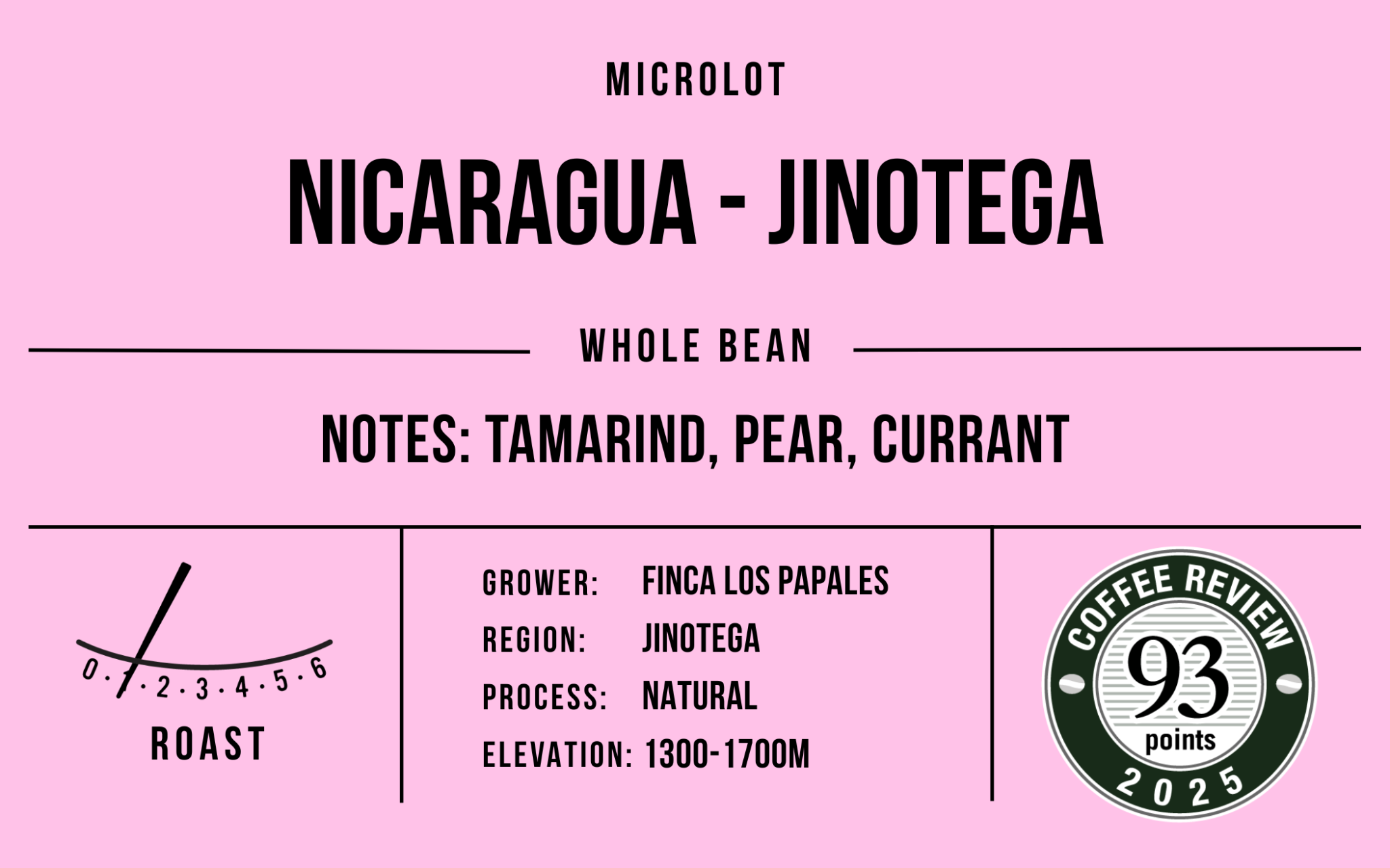 Nicaragua Jinotega Natural