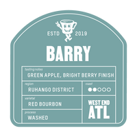 Barry medium roast Rwanda coffee from Portrait Coffee, image 3