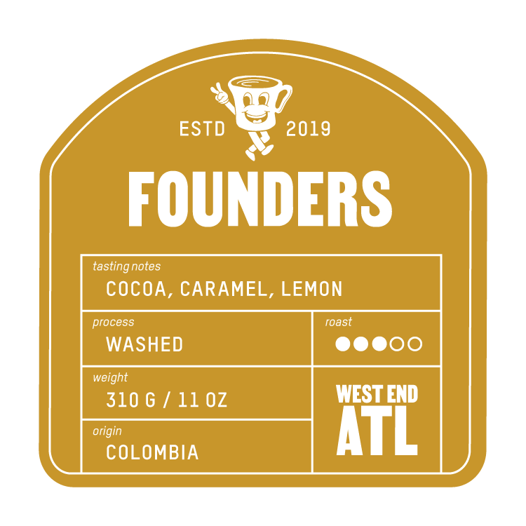 Founders medium roast Colombia coffee from Portrait Coffee, image 5