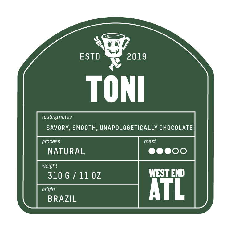 Toni medium-dark roast coffee from Portrait Coffee, image 3