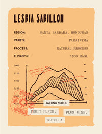 Honduras - Lesbia Sabillon Natural Process
