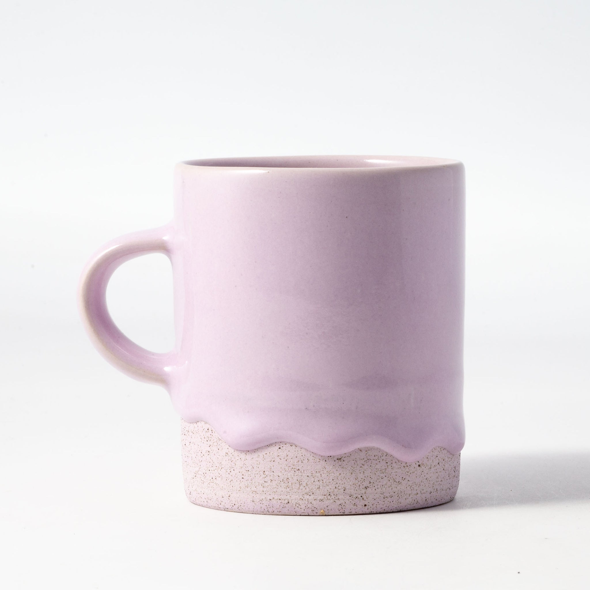 Drippy Pots Cylinder Mug — Handmade Ceramic (10 oz)