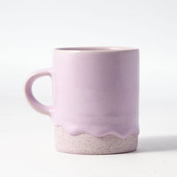 Drippy Pots Cylinder Mug — Handmade Ceramic (10 oz)
