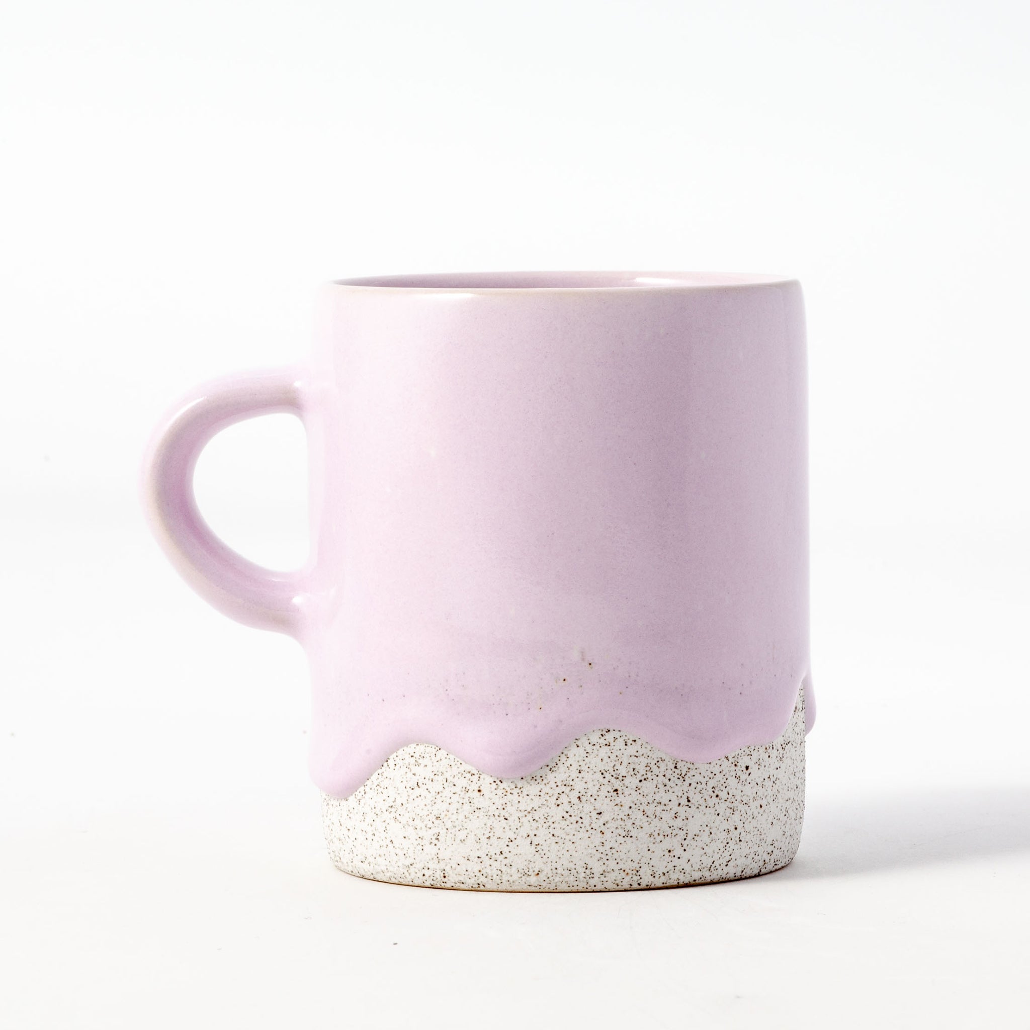 Drippy Pots Cylinder Mug — Handmade Ceramic (10 oz)