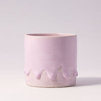 Drippy Pots Squat Cylinder — Handmade Ceramic (12 oz)