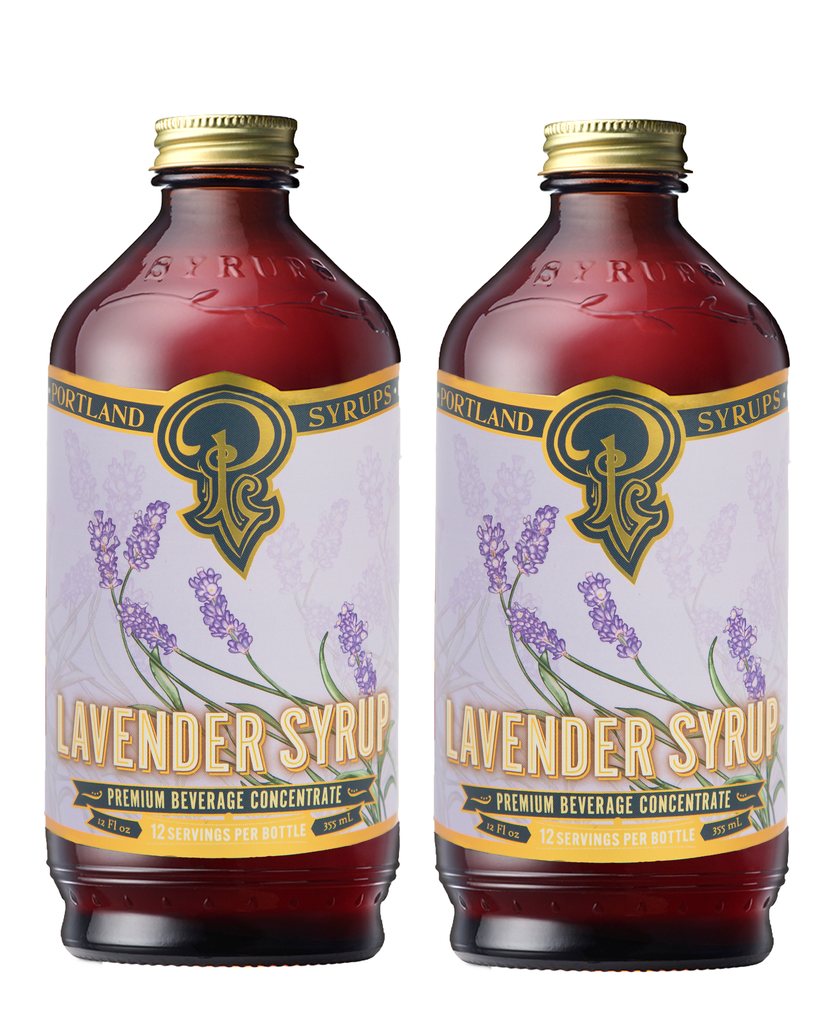 Lavender Syrup two-pack