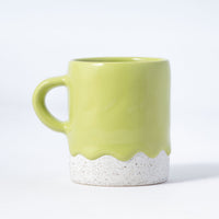 Drippy Pots Cylinder Mug — Handmade Ceramic (10 oz)