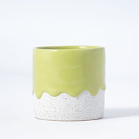 Drippy Pots Squat Cylinder — Handmade Ceramic (12 oz)