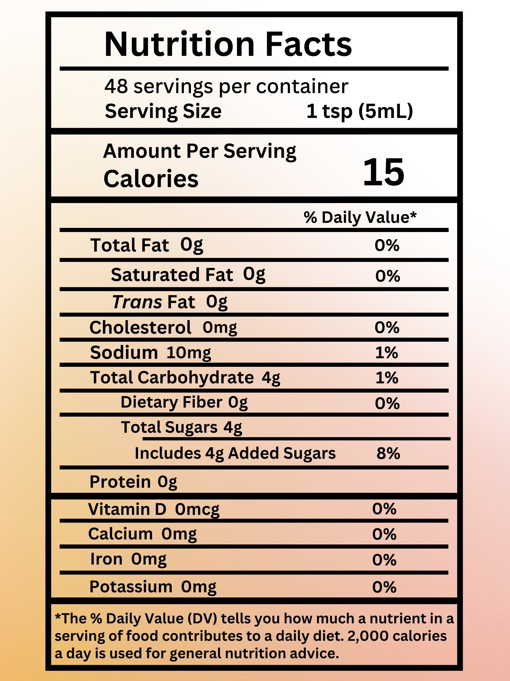 Sips Madagascar Vanilla Bean Coffee Syrup (8 oz)