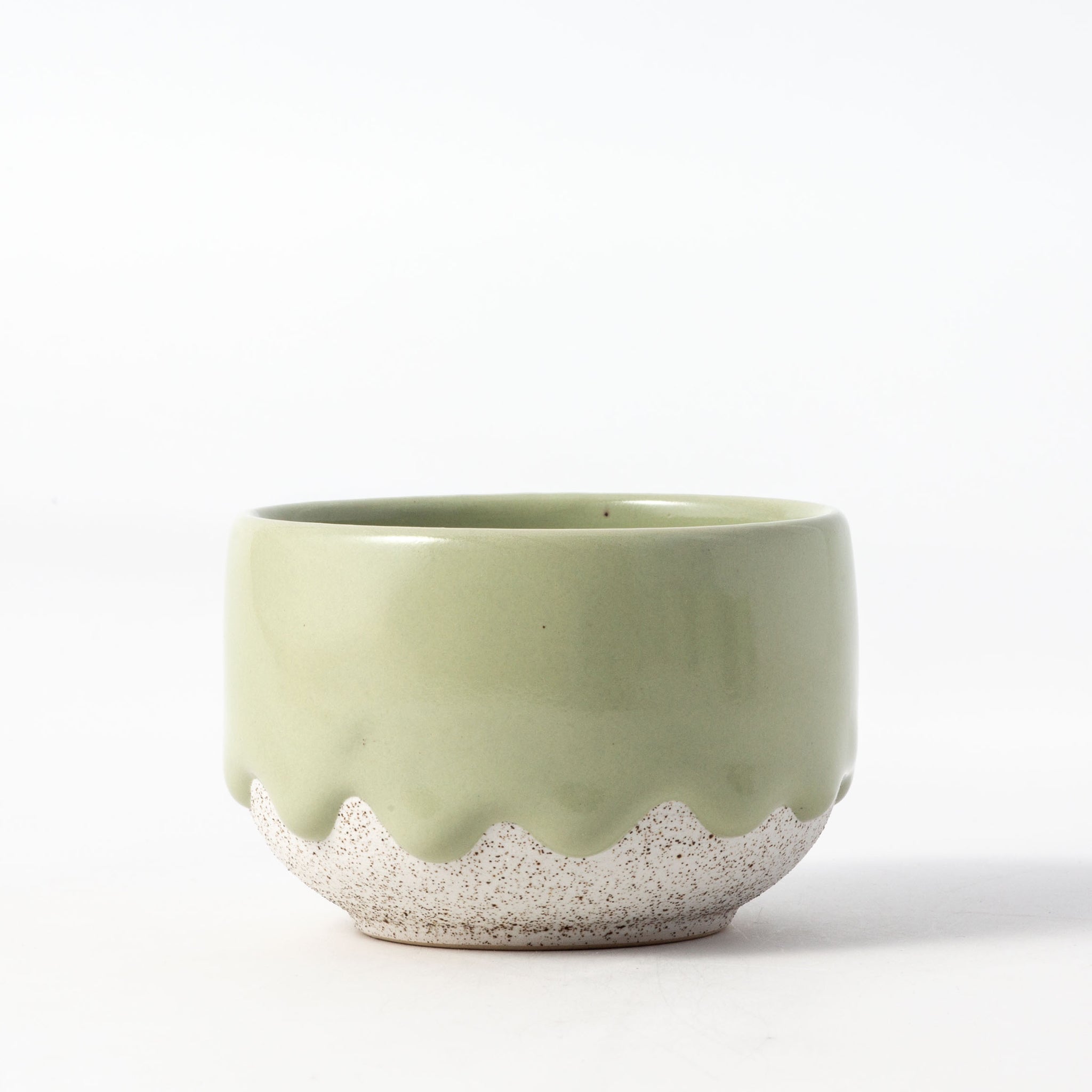 Drippy Pots Capp Cup — Handmade Ceramic (6–8 oz)