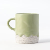 Drippy Pots Cylinder Mug — Handmade Ceramic (10 oz)