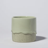 Drippy Pots Squat Cylinder — Handmade Ceramic (12 oz)
