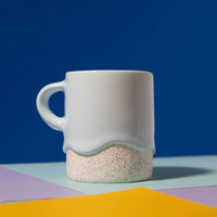 Drippy Pots Cylinder Mug — Handmade Ceramic (10 oz)