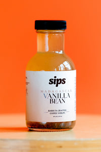 Sips Madagascar Vanilla Bean Coffee Syrup (8 oz)
