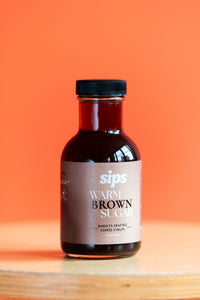 Sips Warm Brown Sugar Coffee Syrup (8 oz)