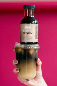 Sips Warm Brown Sugar Coffee Syrup (8 oz)