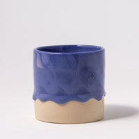 Drippy Pots Squat Cylinder — Handmade Ceramic (12 oz)
