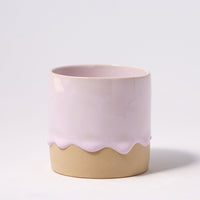 Drippy Pots Squat Cylinder — Handmade Ceramic (12 oz)