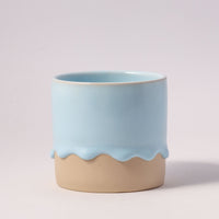 Drippy Pots Squat Cylinder — Handmade Ceramic (12 oz)