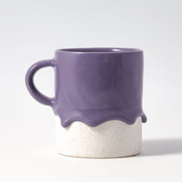 Drippy Pots Cylinder Mug — Handmade Ceramic (10 oz)