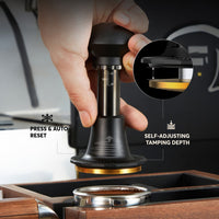 Titanium Spring-Loaded Espresso Tamper