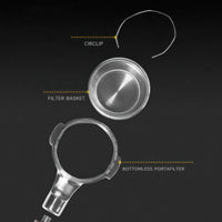 Handcrafted Flat-bottom Bottomless Portafilter