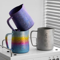 Aurora Crystal Titanium Latte Pitcher