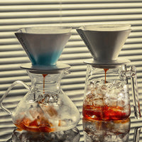 V60 Ceramic Pour Over Coffee Dripper with Sharing Pot